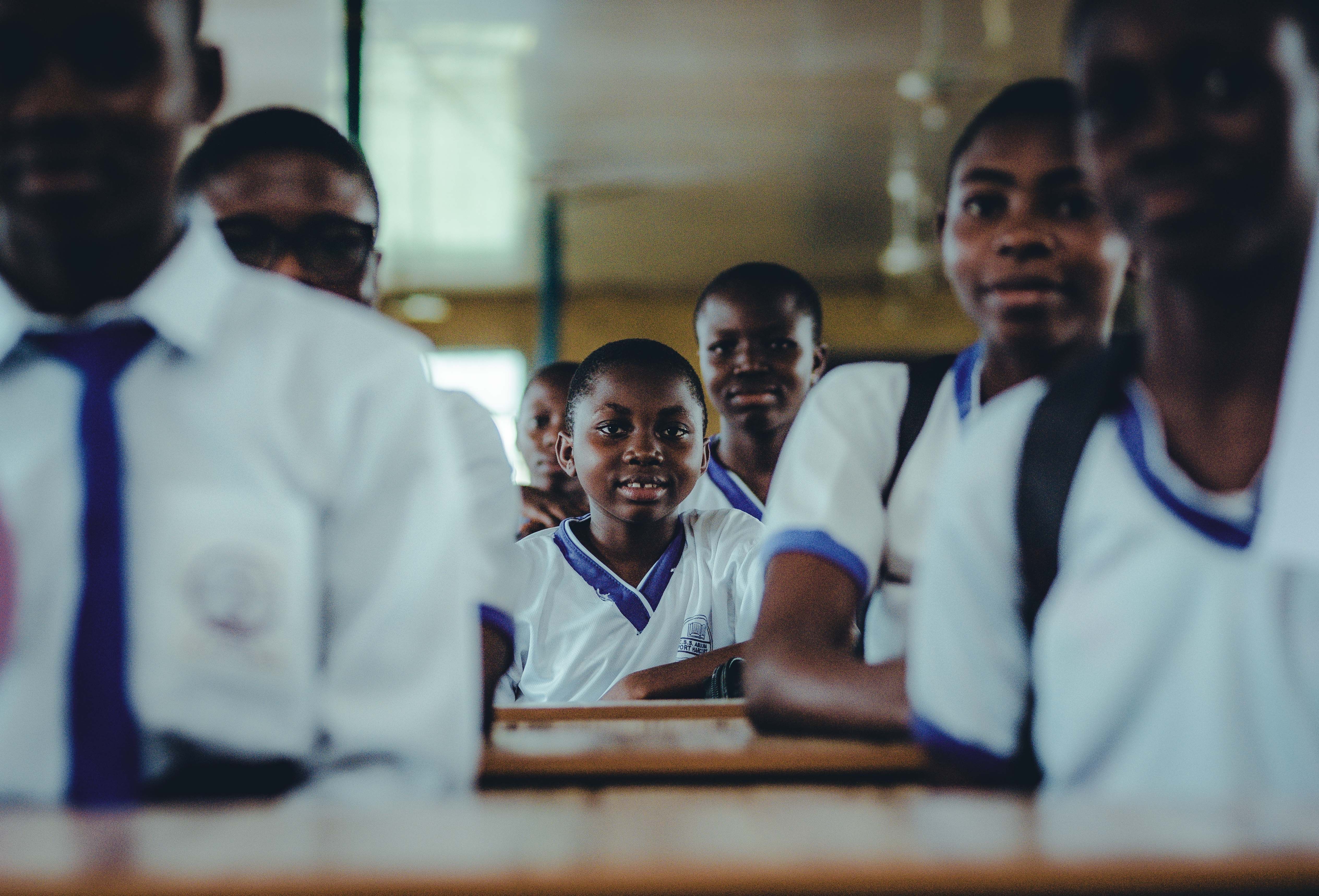 Children in a Distinct Minds Academy training session